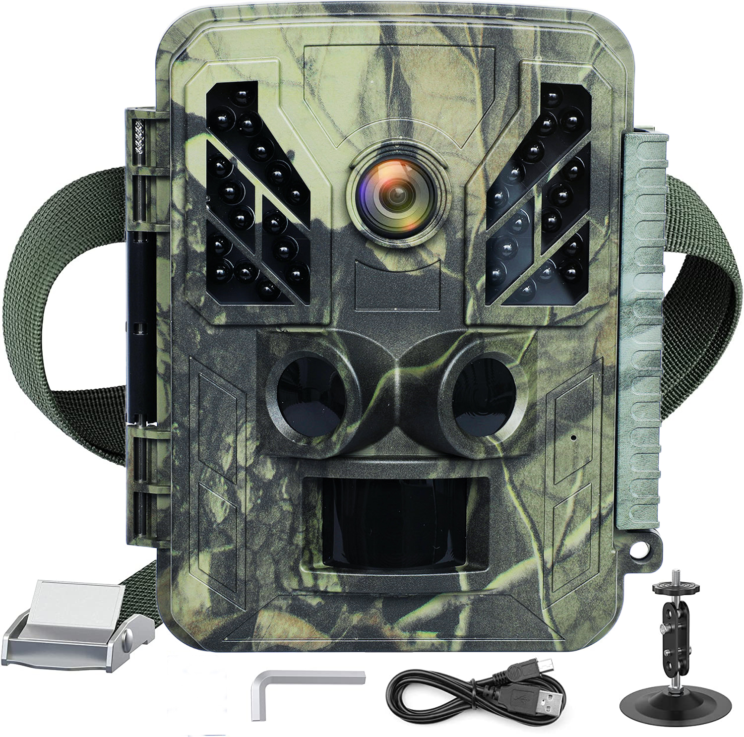 32MP 4K Hochauflösende Infrarot-Wasserdichte Wildbeobachtungskamera für den Außenbereich 